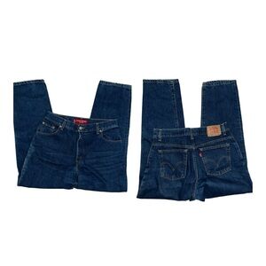 Levis 550 Relaxed Fit Vintage Size 12 Mis S High Waist Tapered Leg Mom Jeans